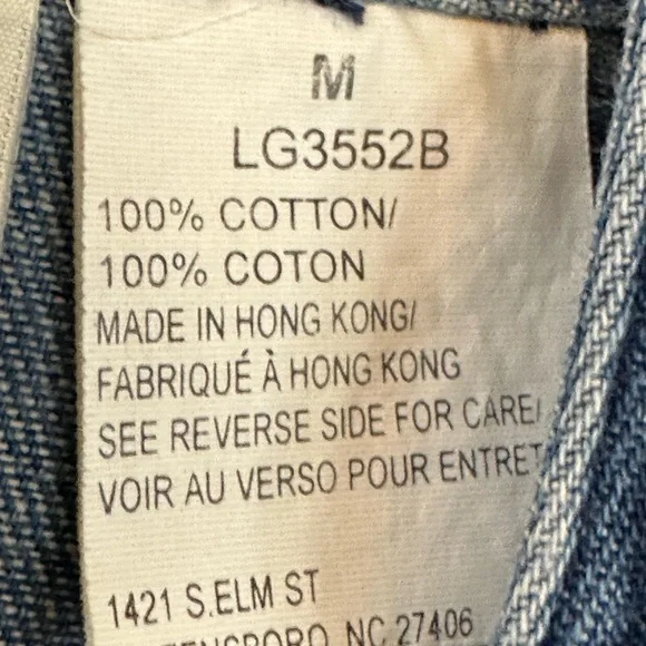 Vintage Wrangler 90’s Denim Western Shirt Blue Medium Women’s - Picture 3 of 4